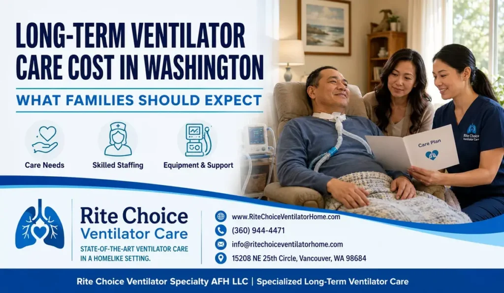 Long-term ventilator care cost in Washington explained by Rite Choice Ventilator Care